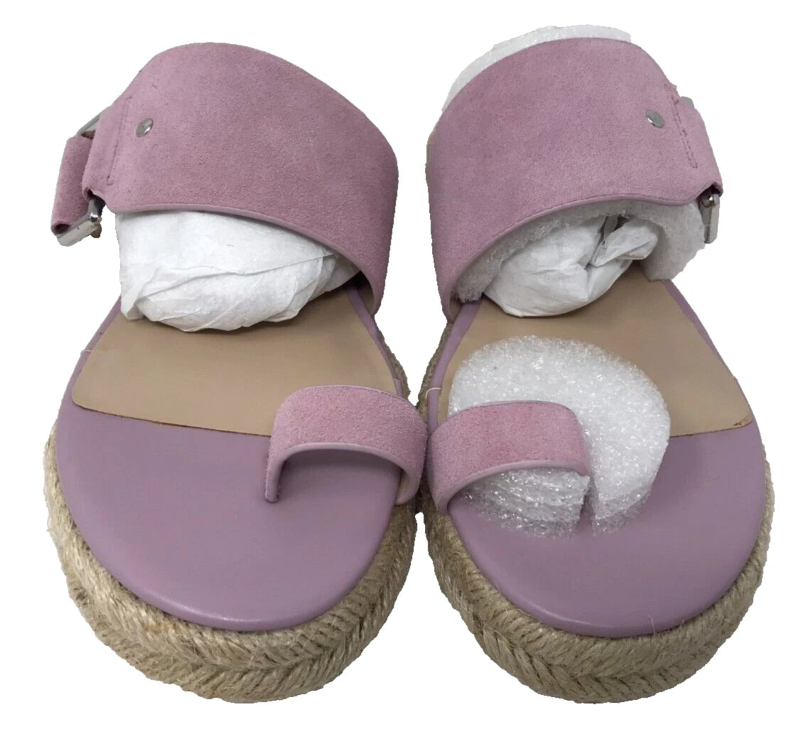 H By Halston Women's Savannah Slip On Slide Sandals W/Toe Ring Orchid Size:7.5