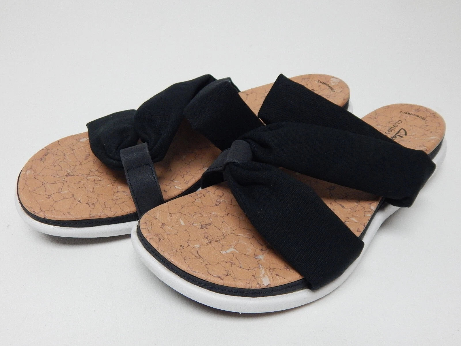 Clarks Eliza Skip Size US 9.5 M EU 41 Women's Slide Sandals Slip-On Style Black