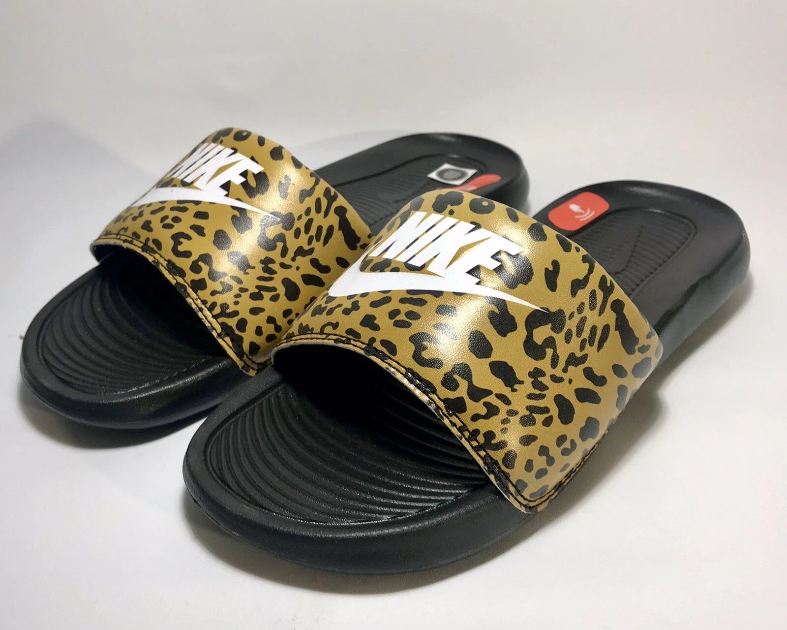 NIKE VICTORI ONE Women's Printed Slide Sz. 9 Chutney/Multicolor Style #CN9676700