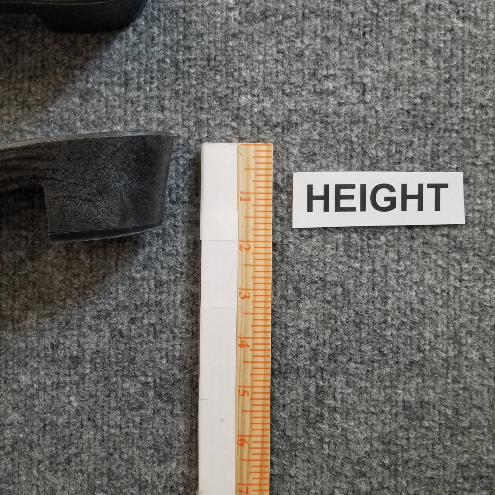 Made in Italy Women Clogs Size US 6M Black Open Toe Wooden Look w Silver Buckle*