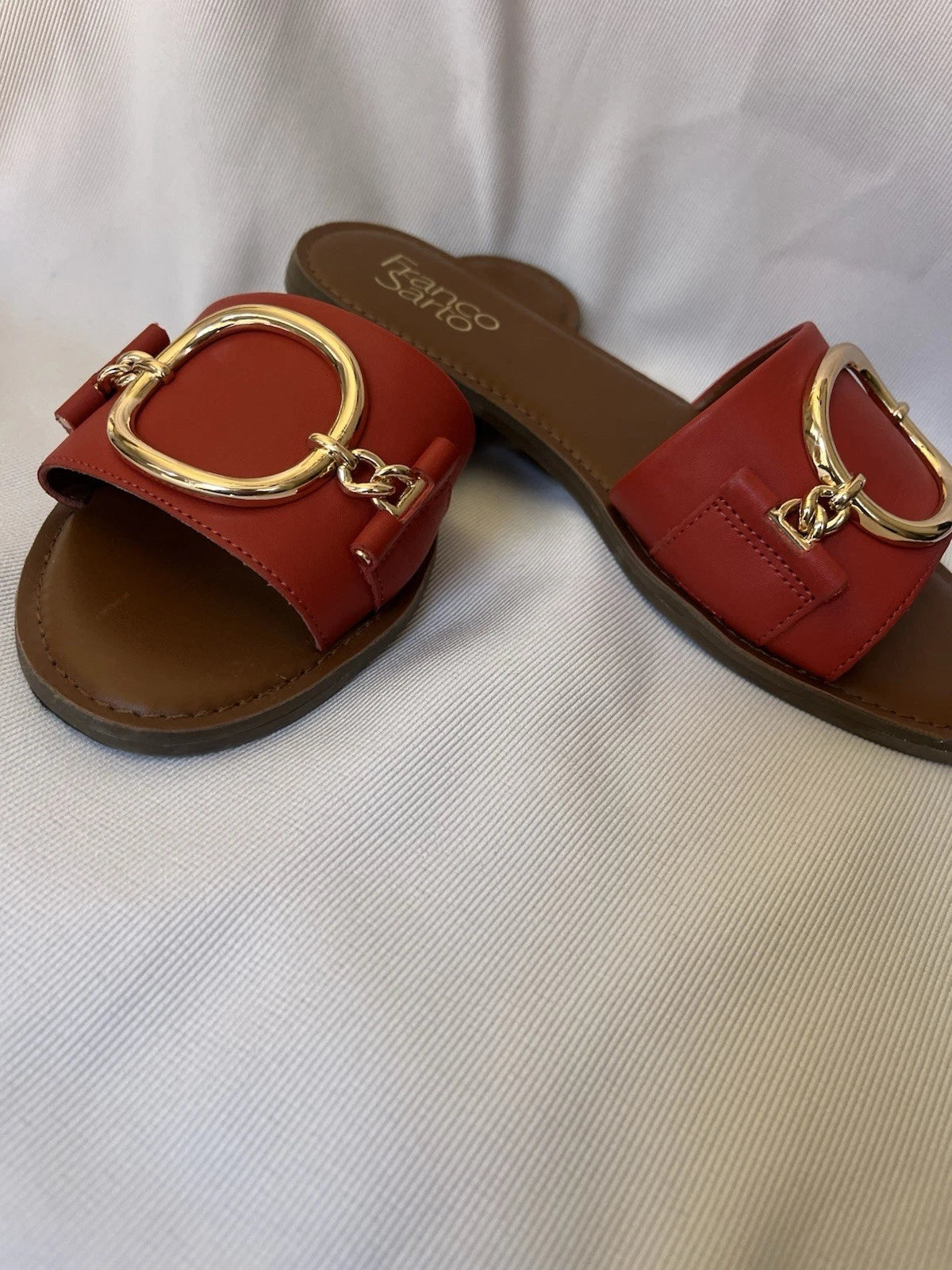 franco sarto sandals 7 womens  Pre-owner Color Orange