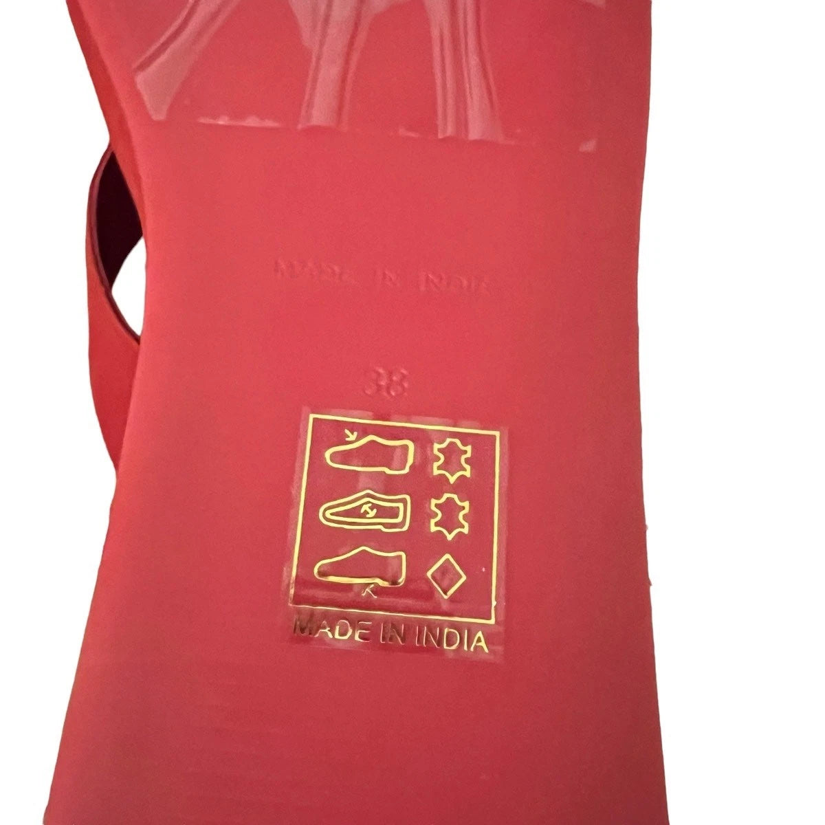 Free People Haven Thong Platform Sandal Flame Red Women's Sz EU 38 US 8 NEW