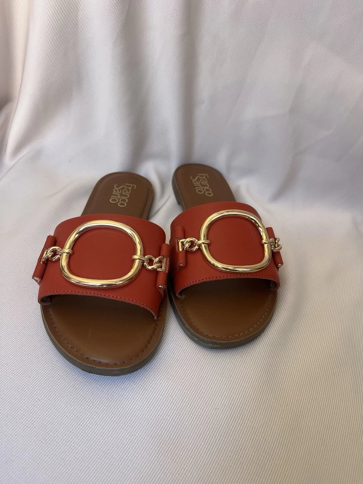 franco sarto sandals 7 womens  Pre-owner Color Orange
