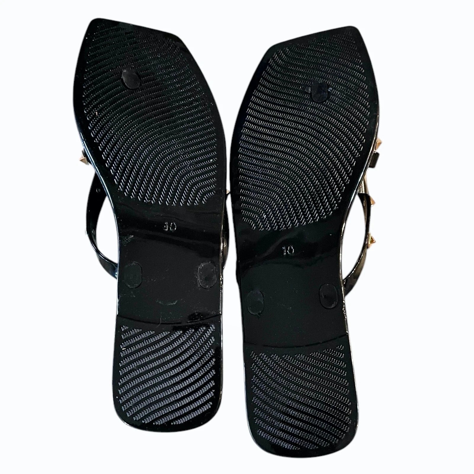 Fashion Nova Womens Black Sandals Size 10 New
