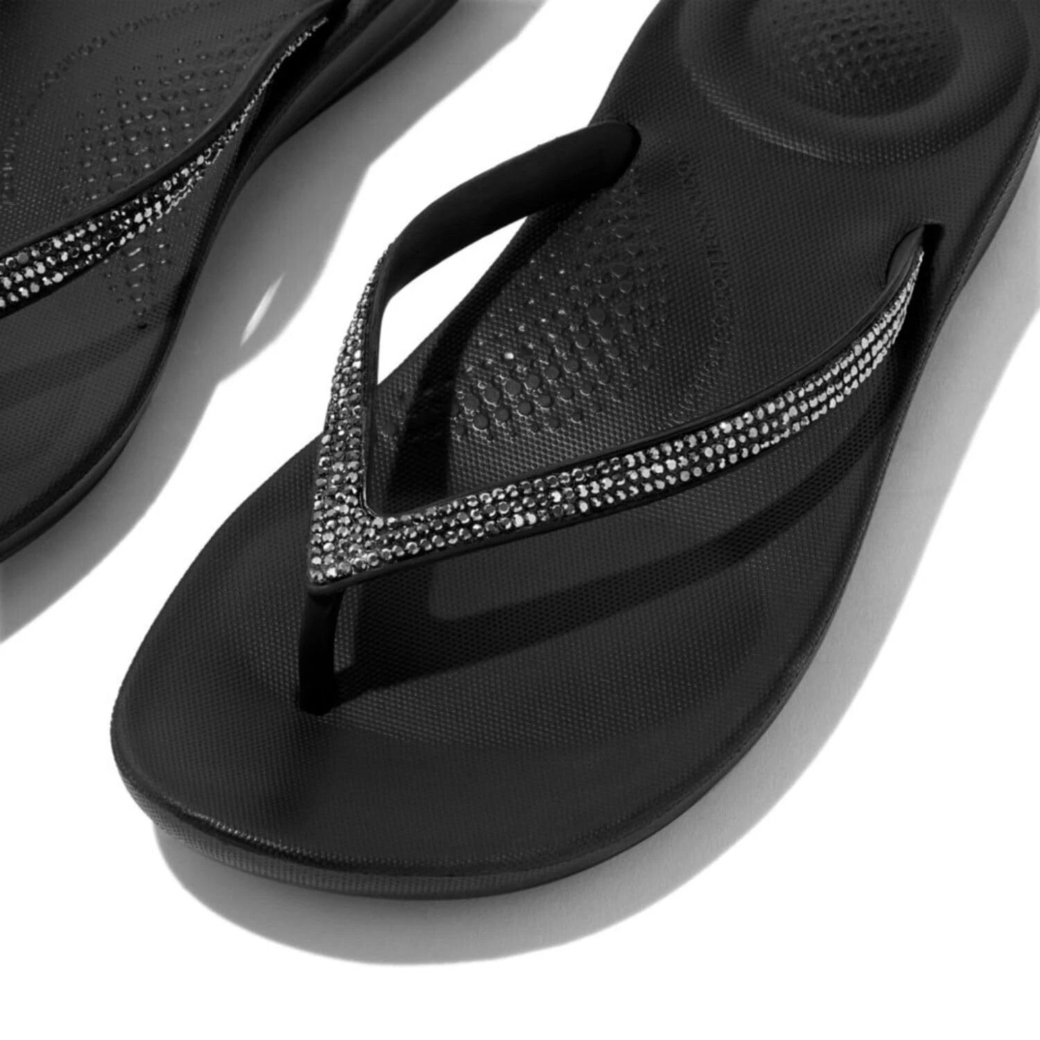 FitFlop Women's iQushion Sparkle Ergonomic Flip Flops