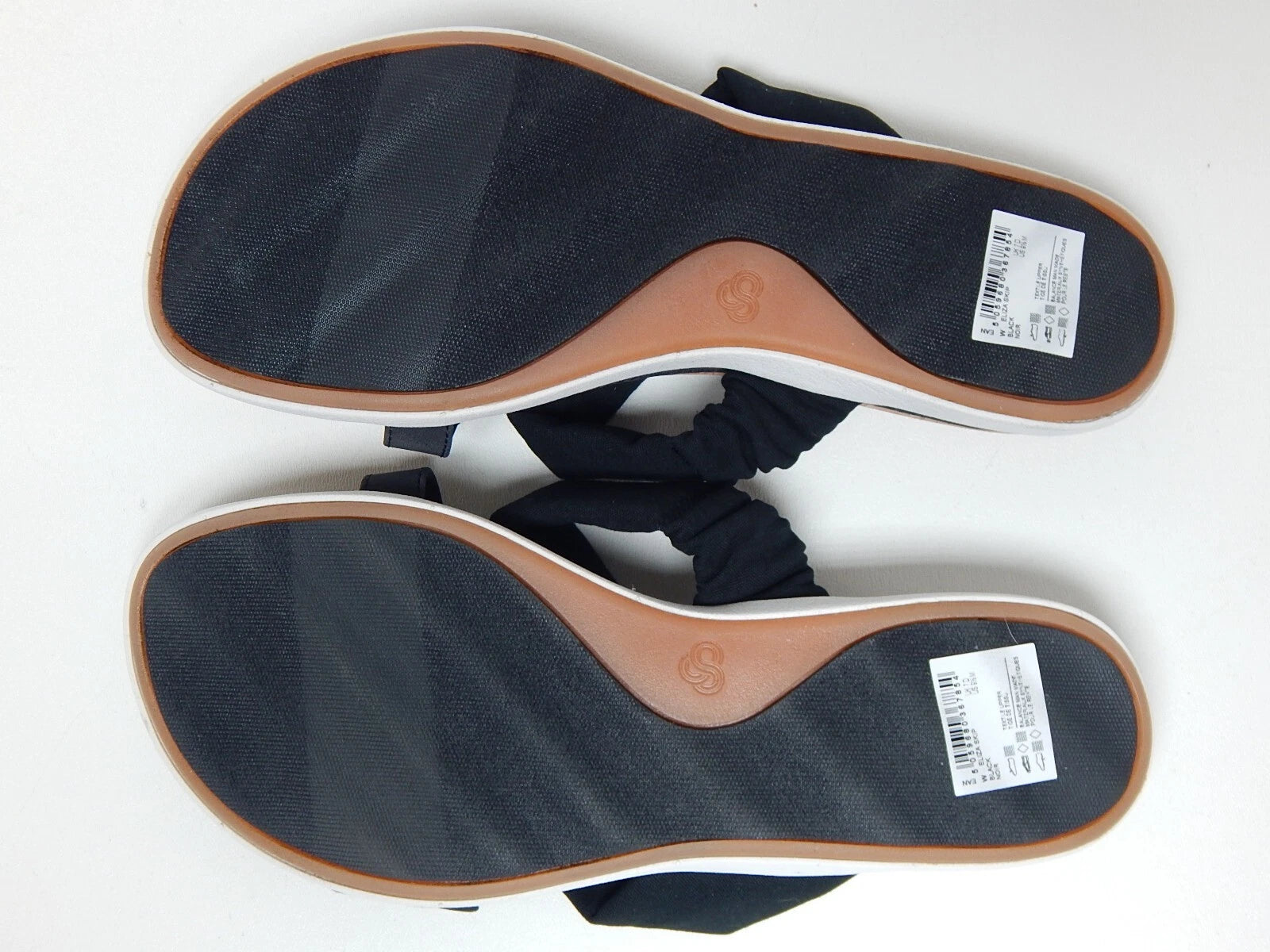 Clarks Eliza Skip Size US 9.5 M EU 41 Women's Slide Sandals Slip-On Style Black