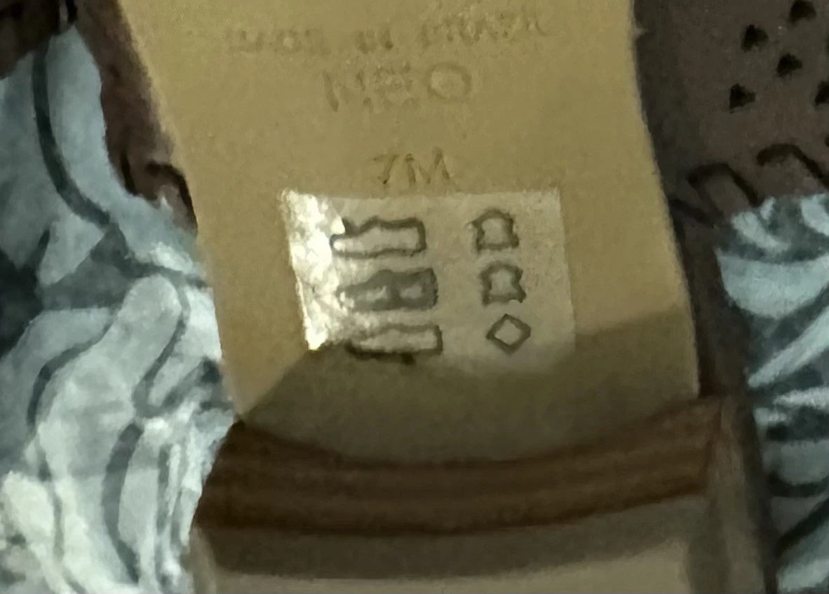 NWT - Brighton Sandal Slides Style NEO Brown Leather Silver-tone Hardware Size 7