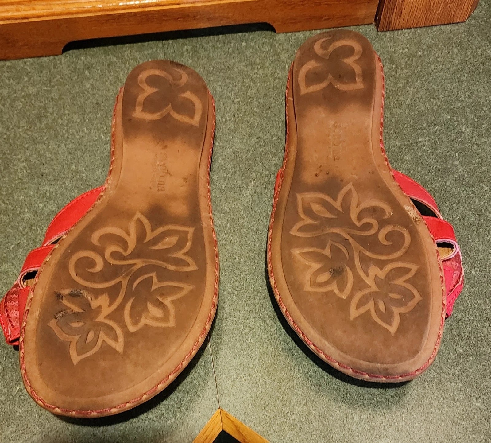 Sonoma Life Style Slide Sandals Casual Comfort Fushia Flats Size 8M