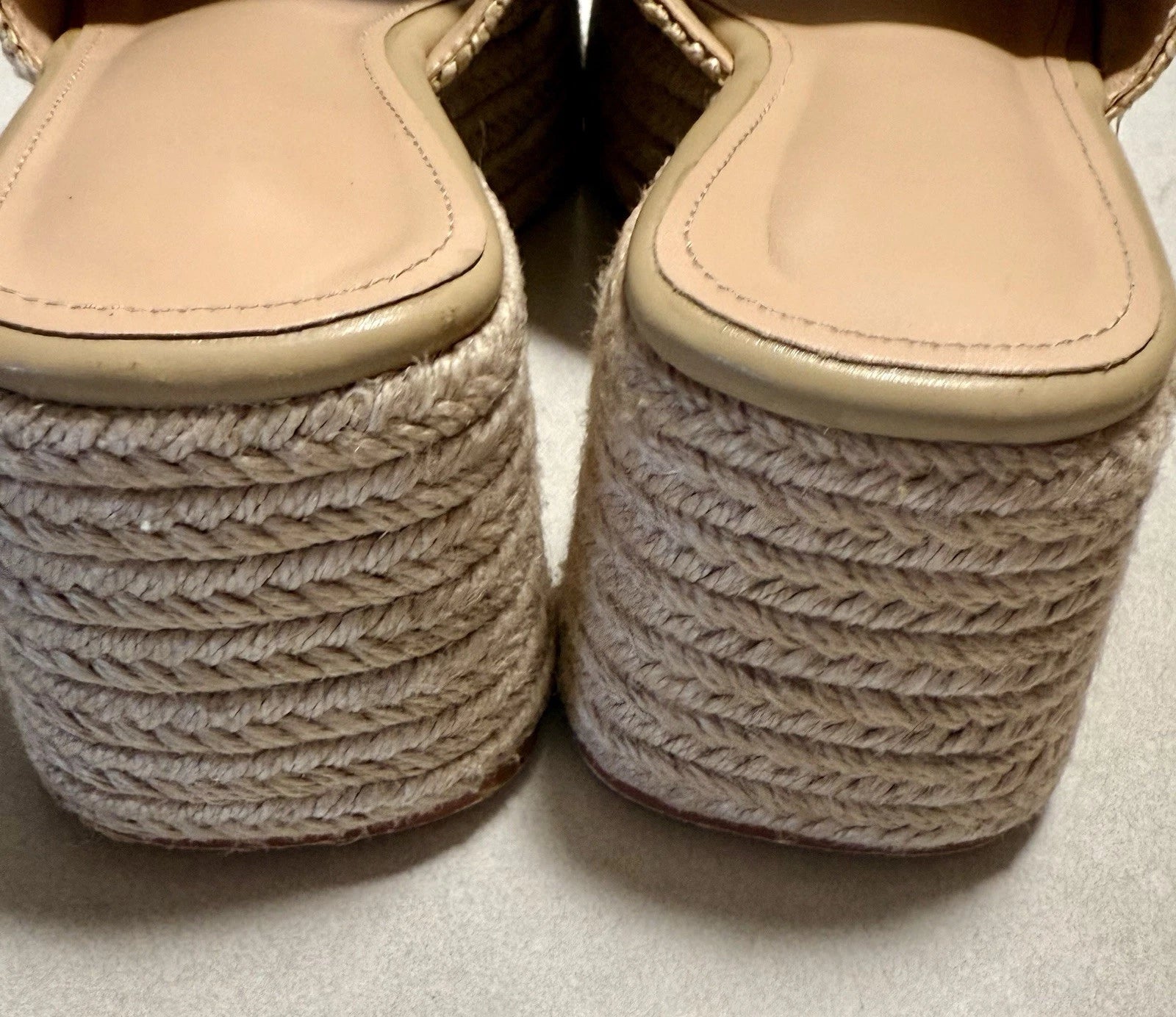 EQAUDES Platform Slip on Espadrille Sandals for Women Wedges Slides Bohemia S...