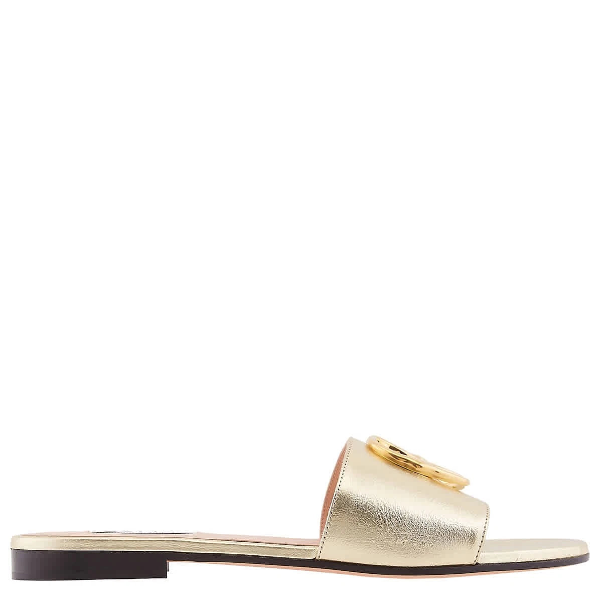 Bally Emblem-Plaque Leather Slides