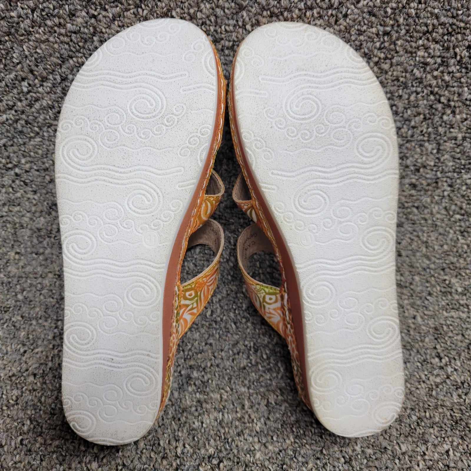 L'Artiste By Spring Step Women's Caiman Slide Sandal  EU 41 US 9.5-10