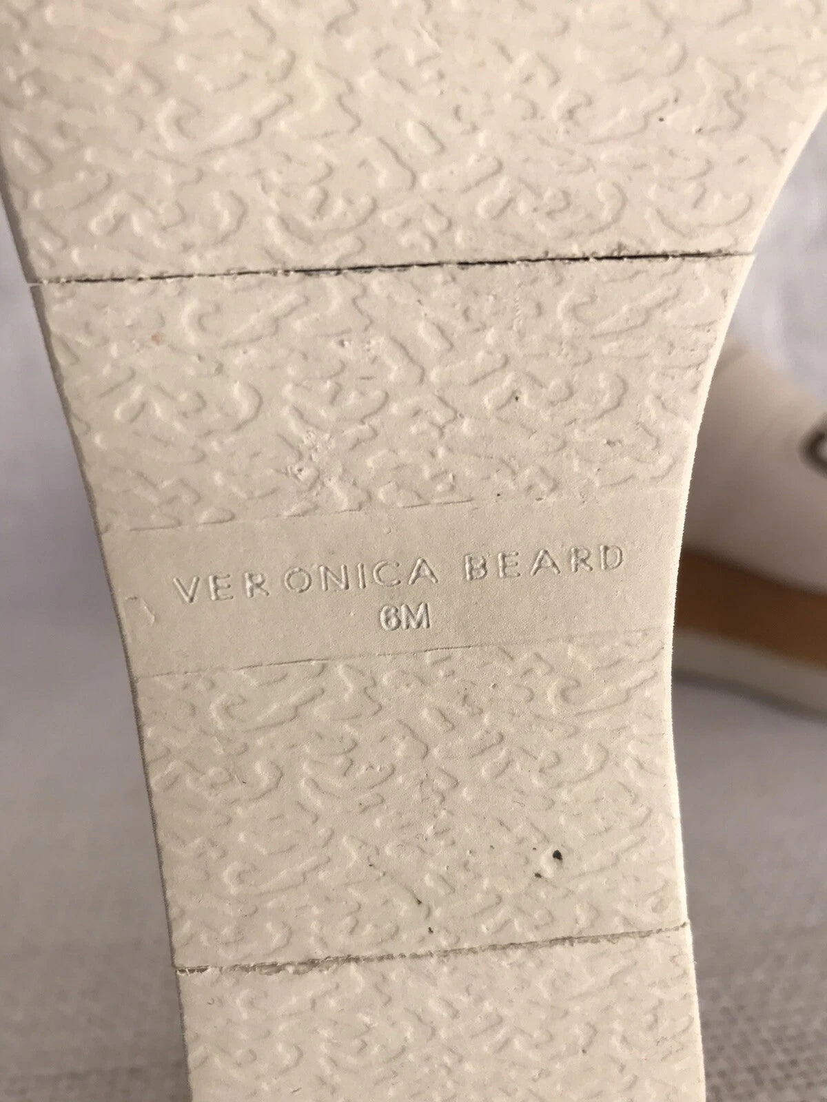 NeW VERONICA BEARD Platform Sandal Welda Slides Ivory Leather Wooden Sz 6