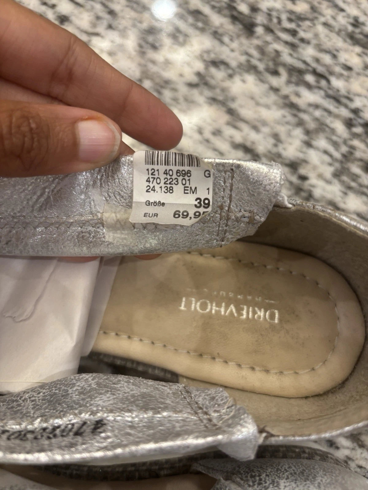 Drievholt Gray Women Scandals Size 39 With Tag