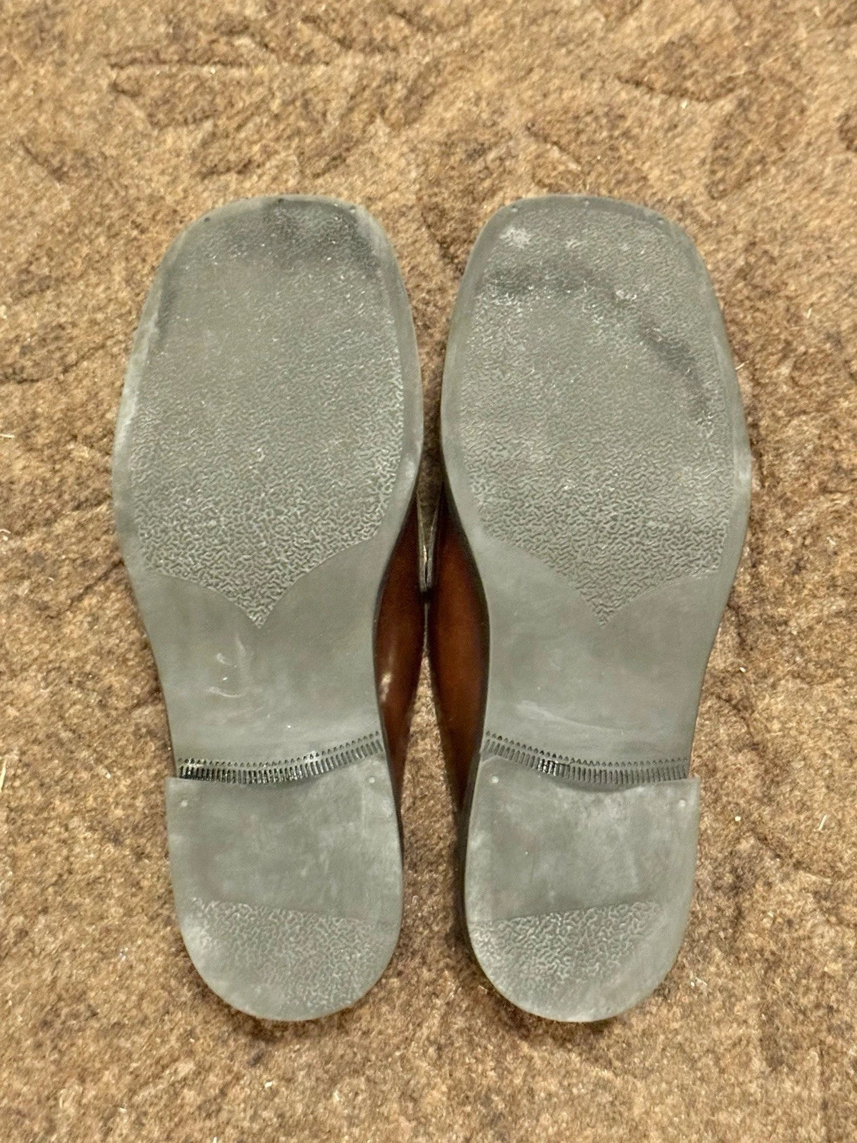 Lisa Vicky Gal Mule Walnut Brown Loafer Fall Style Size 6M