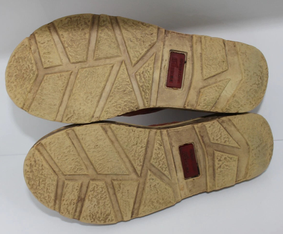 Double H Boots Womens Size 8 Slide Sandals Rose Western Style Leather DH585