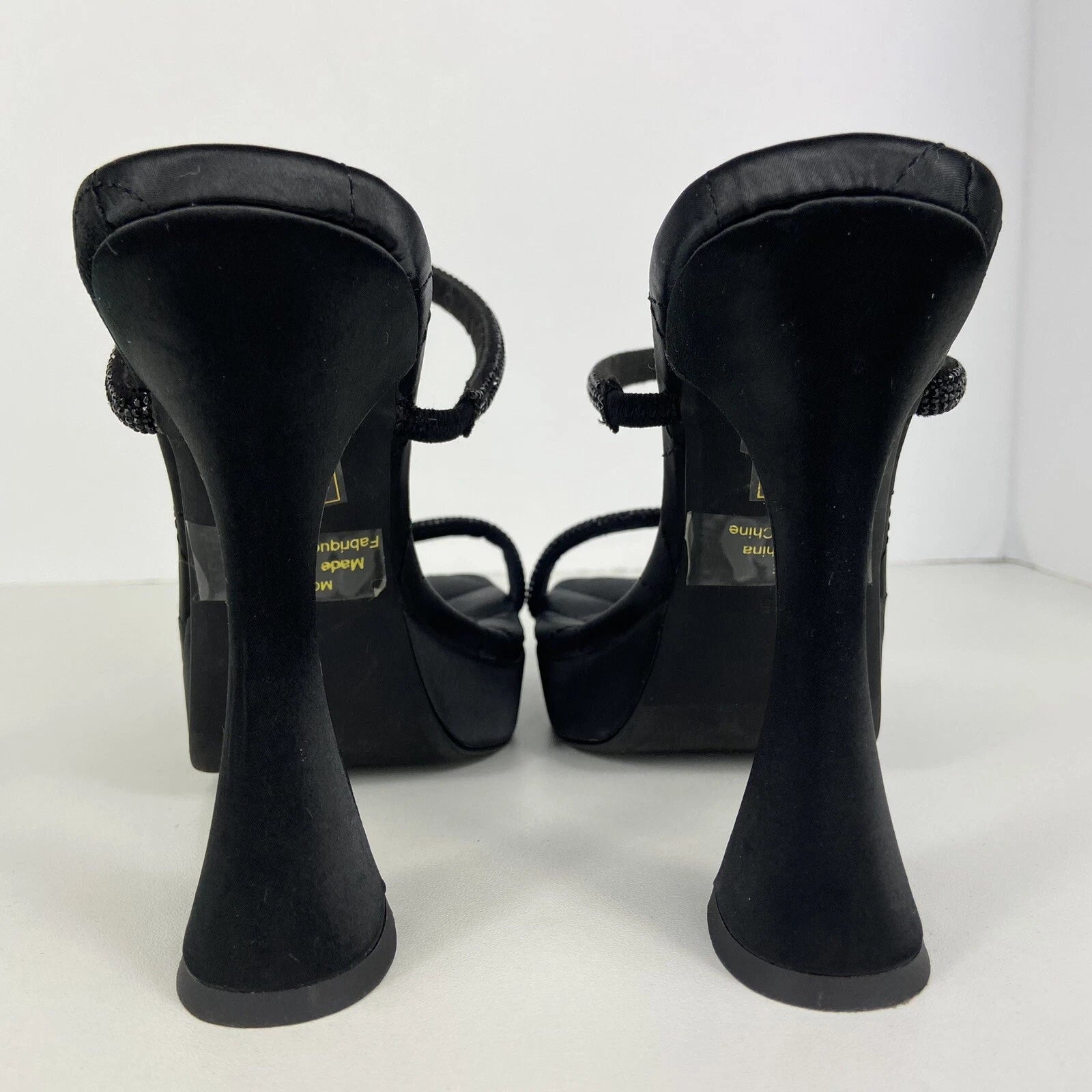 Jeffrey Campbell Movie Sz 7.5 Slide Sandal 5” Platform Heel 90's Vtg Style