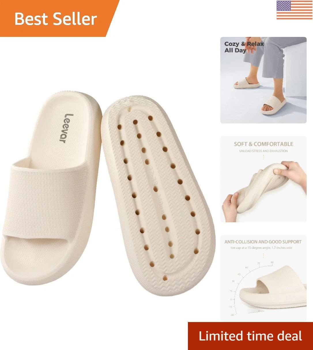 Cloud Slides for All - Thick Sole, Water-Resistant, Effortless Style