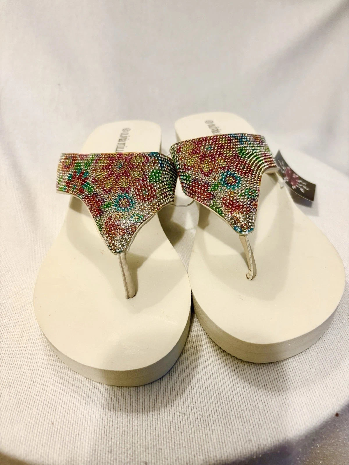 Olivia Miller Fashion Flip Flops -Sz 10 -NWT