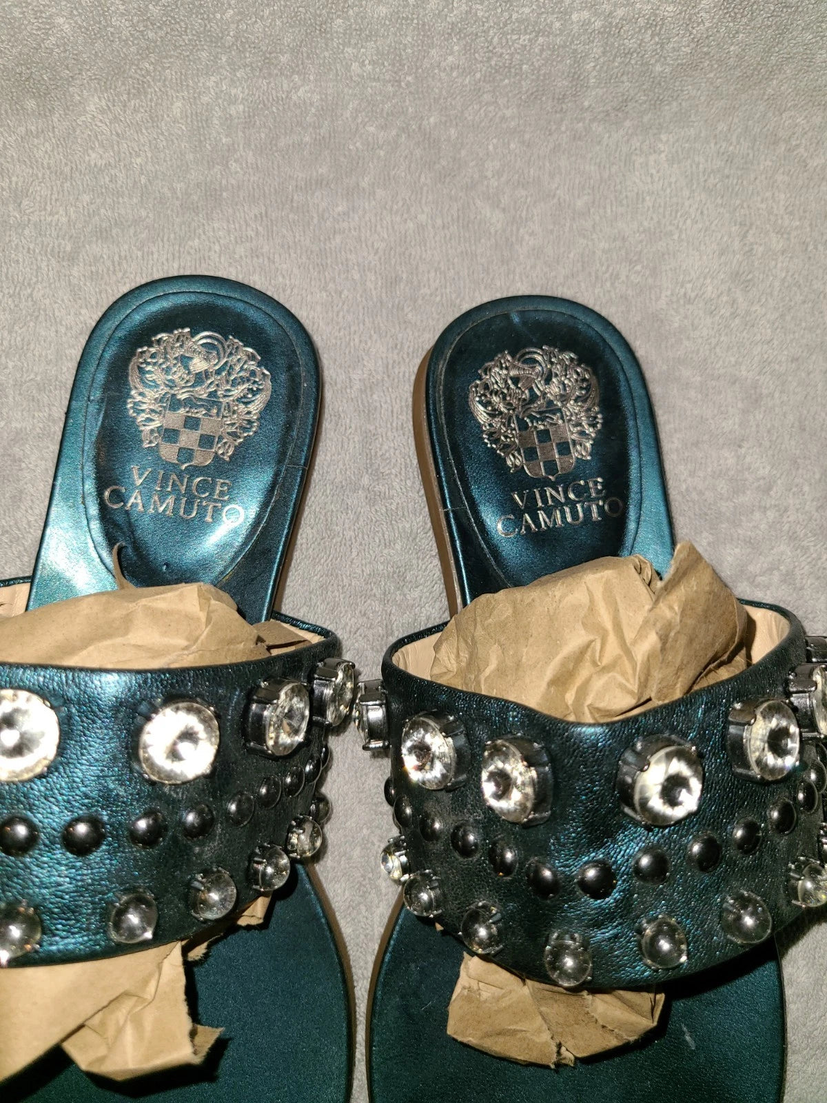 Vince Camuto Jeweled Flip Flop Style Sandal