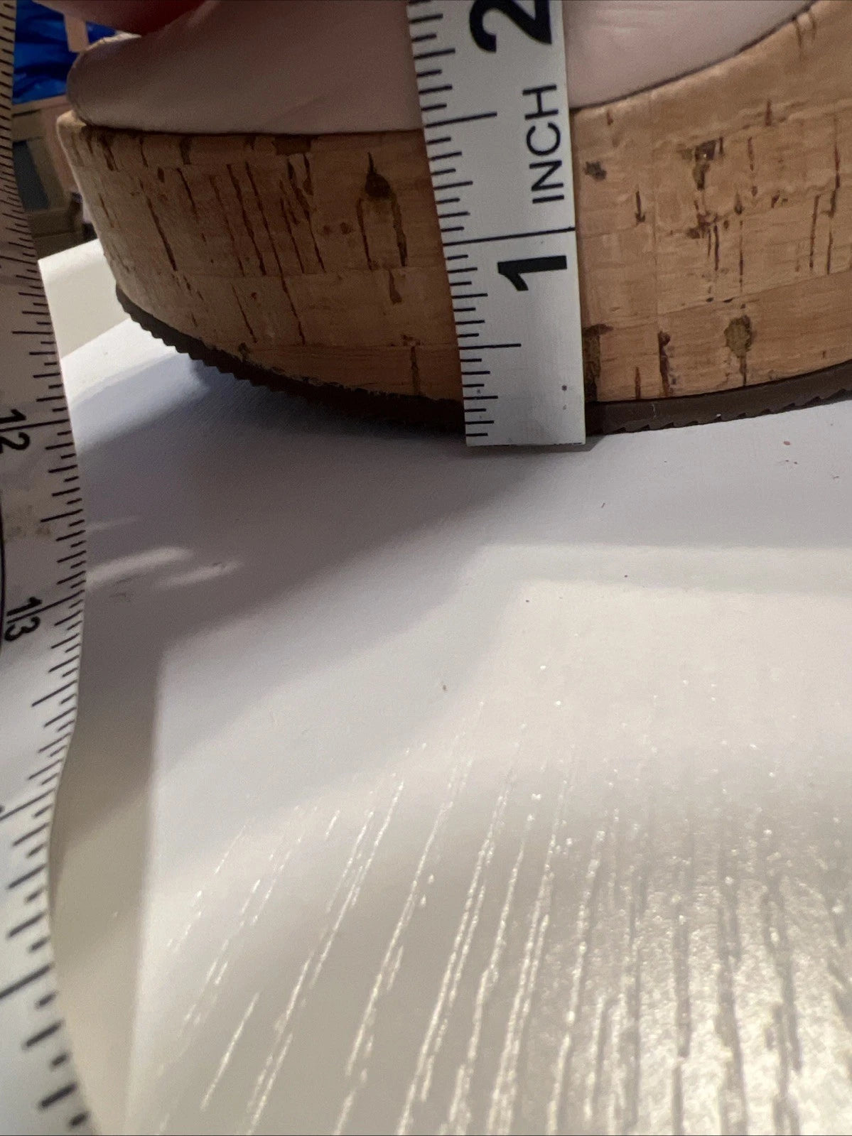 Luiza Barcelos 40 Platform Leather Mules Open Toe Slide Sandal Pink Leather Gold