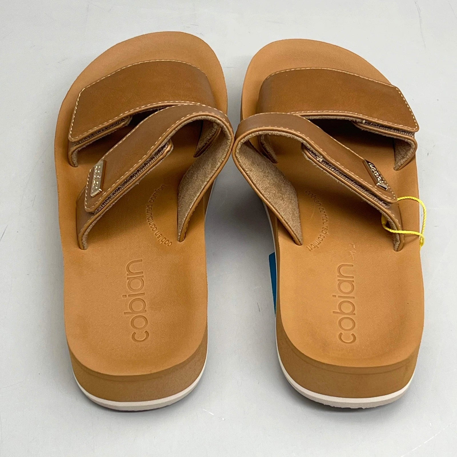 COBIAN Dana Rise Elevated Flatform Style Slide Women's Sz 8 Tan DNA24-230-08