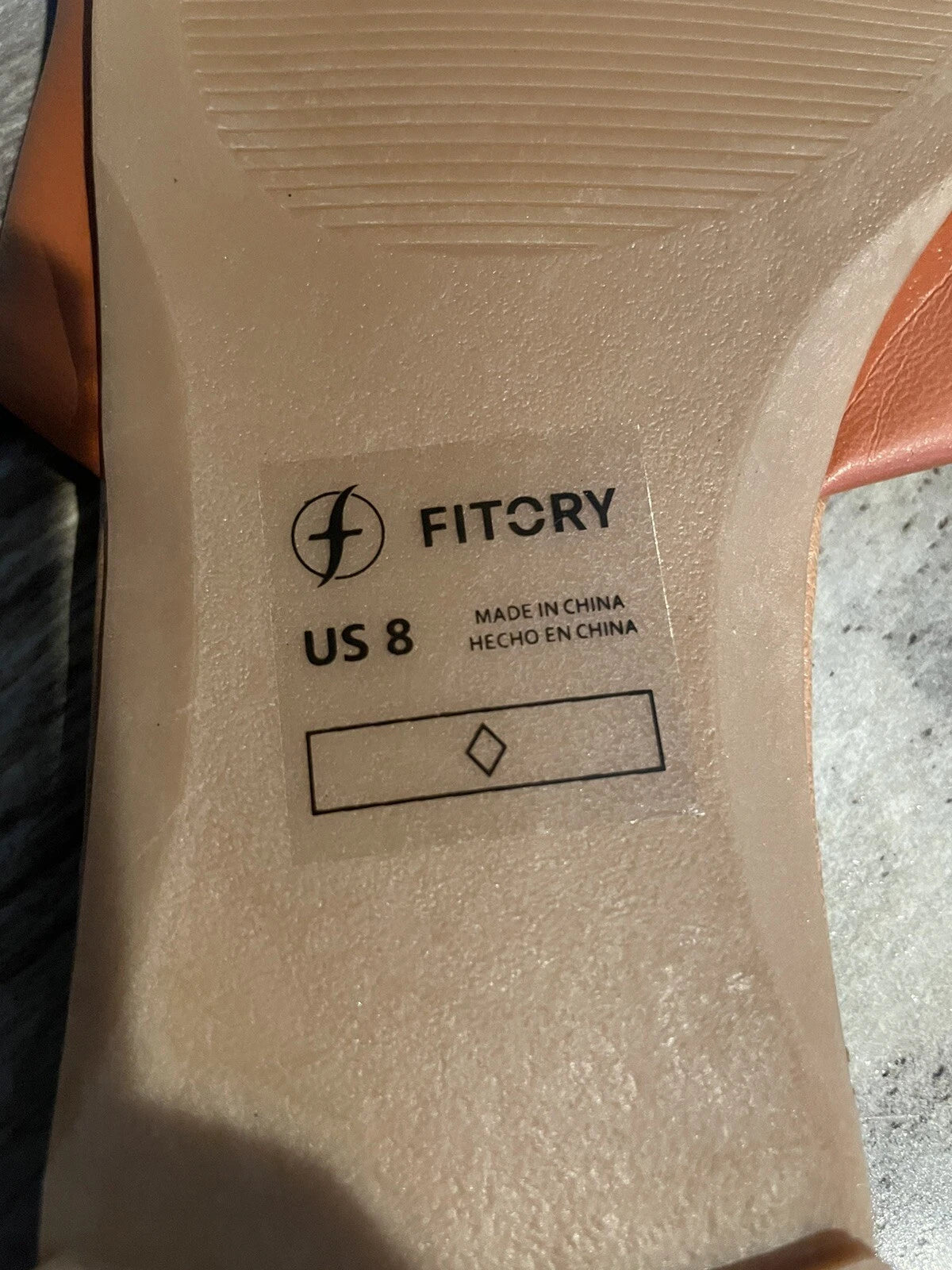 FITORY Women's Flat Sandals Fashion Slides With Soft Leather Slippers  Size 8