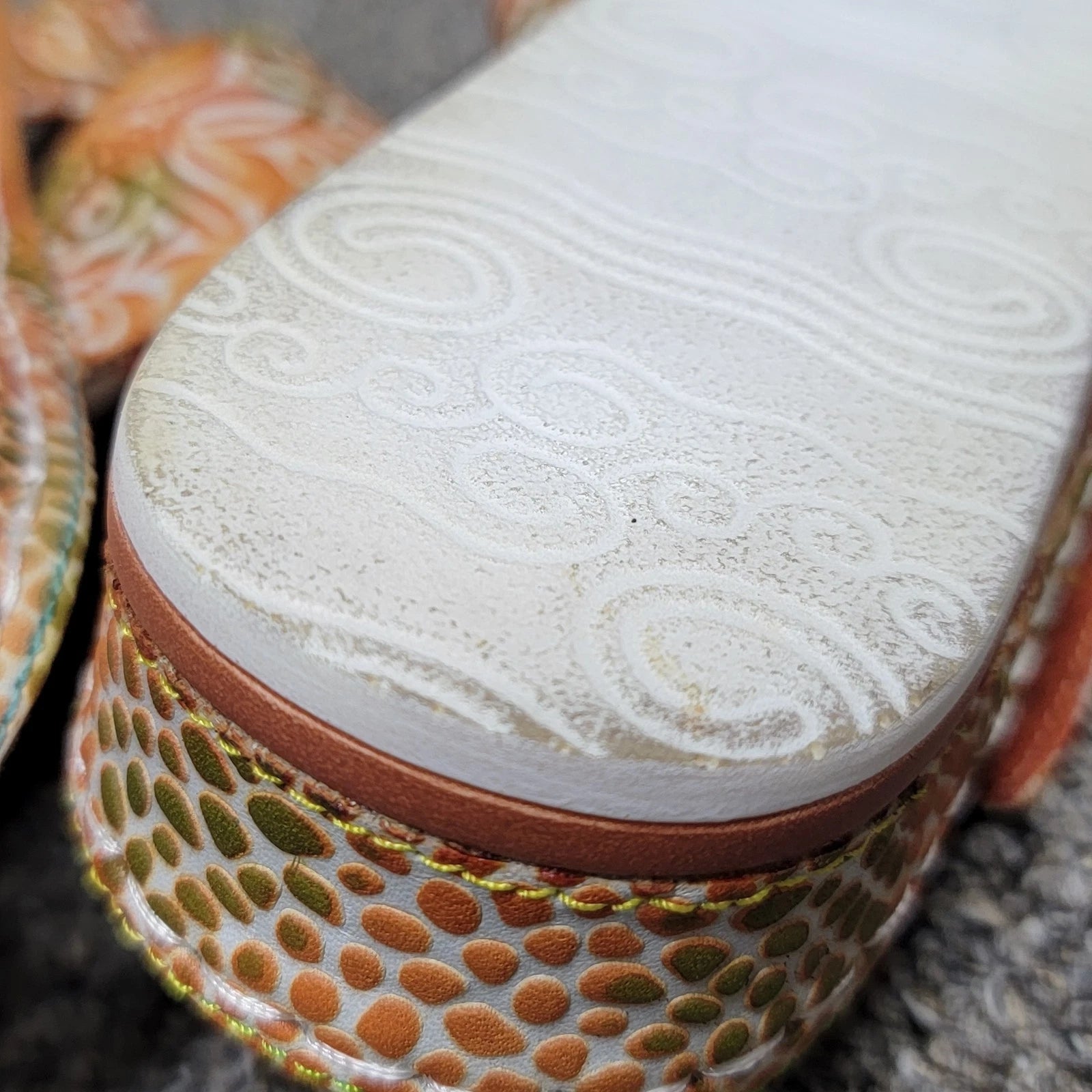 L'Artiste By Spring Step Women's Caiman Slide Sandal  EU 41 US 9.5-10