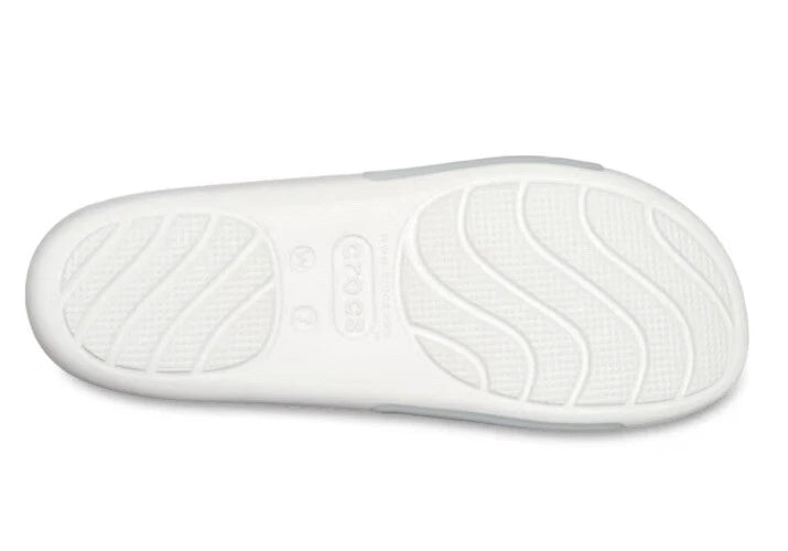 NWT Crocs Splash Glossy Slide White Sandals Size 5. Style 208538-100