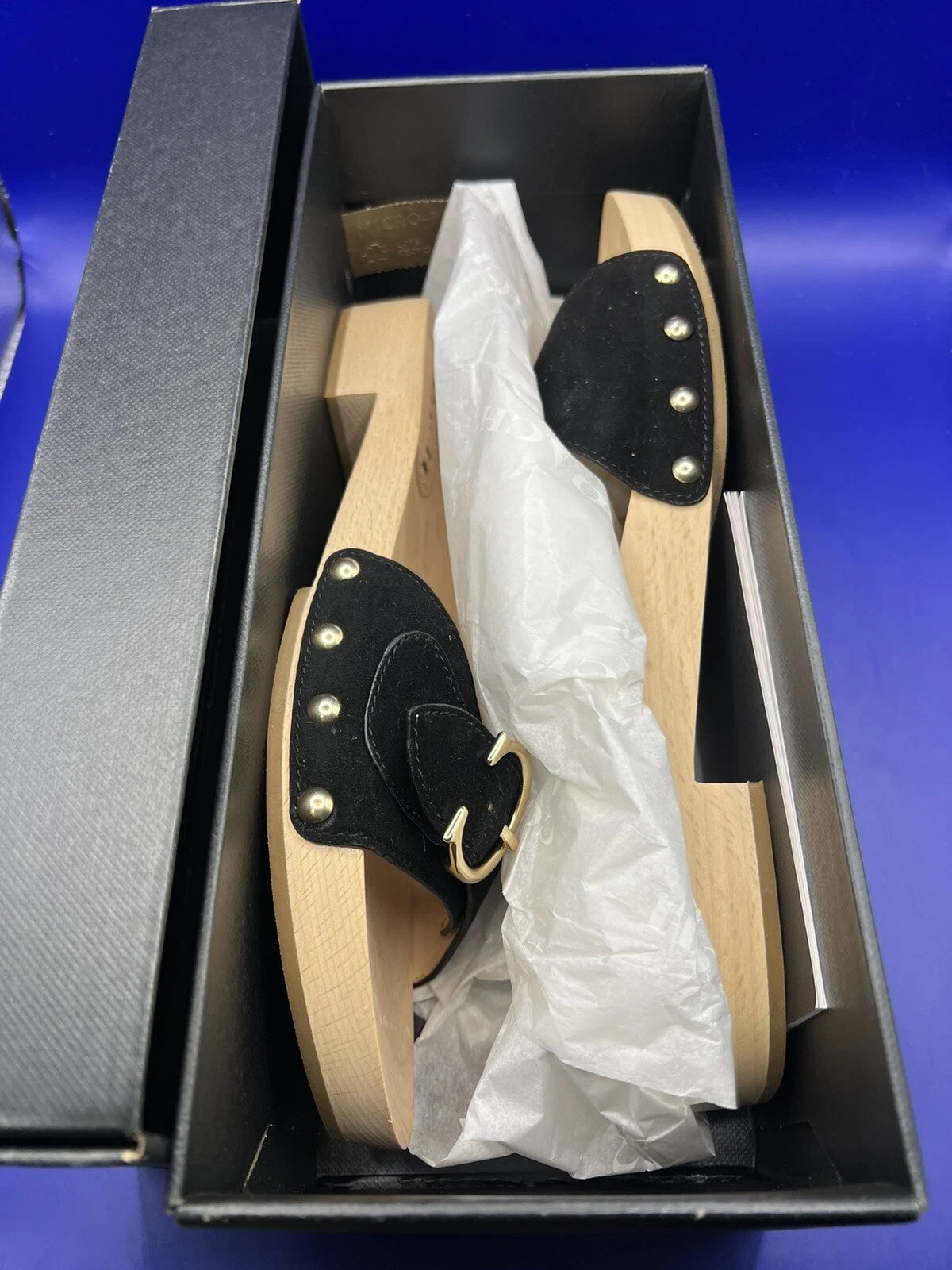 COACH Bleeker Suede Sandal Size 9B Black