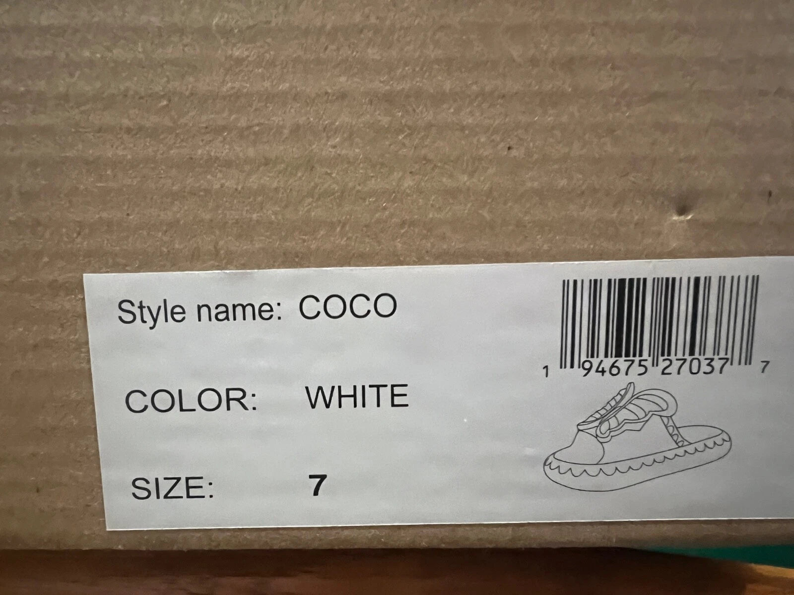 New Fashion Womens Cute Butterfly Comfy Cushioned Slides Sandals Size 7 White