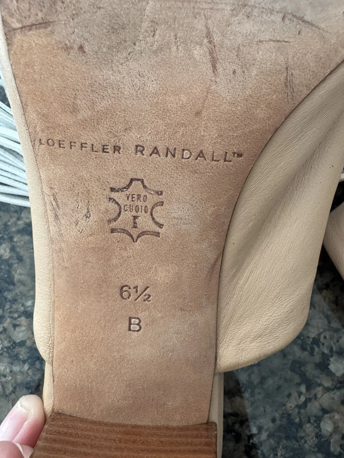 Loeffler Randall Cleo Tassel Mule Slides Shoes Women’s Size 6.5B