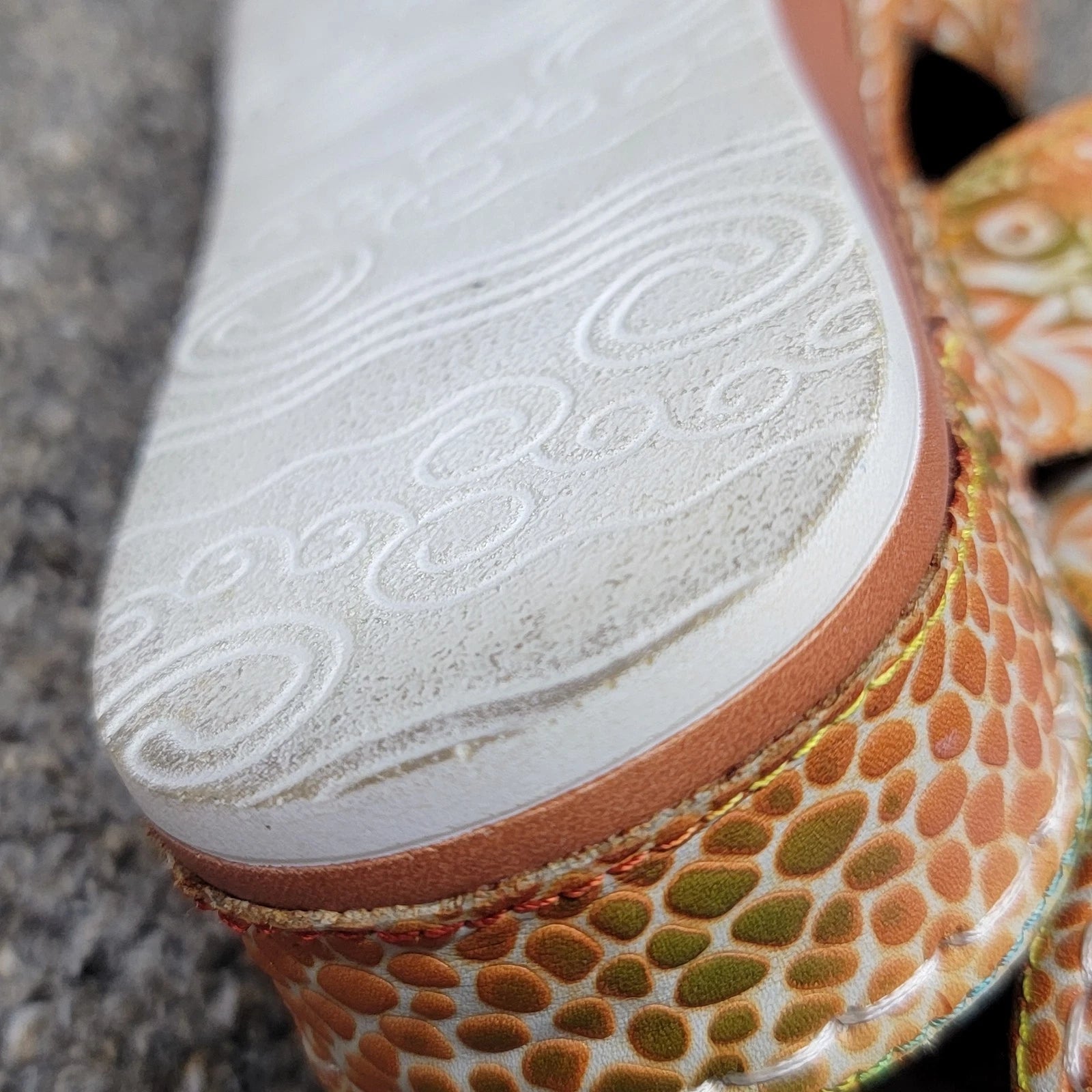 L'Artiste By Spring Step Women's Caiman Slide Sandal  EU 41 US 9.5-10