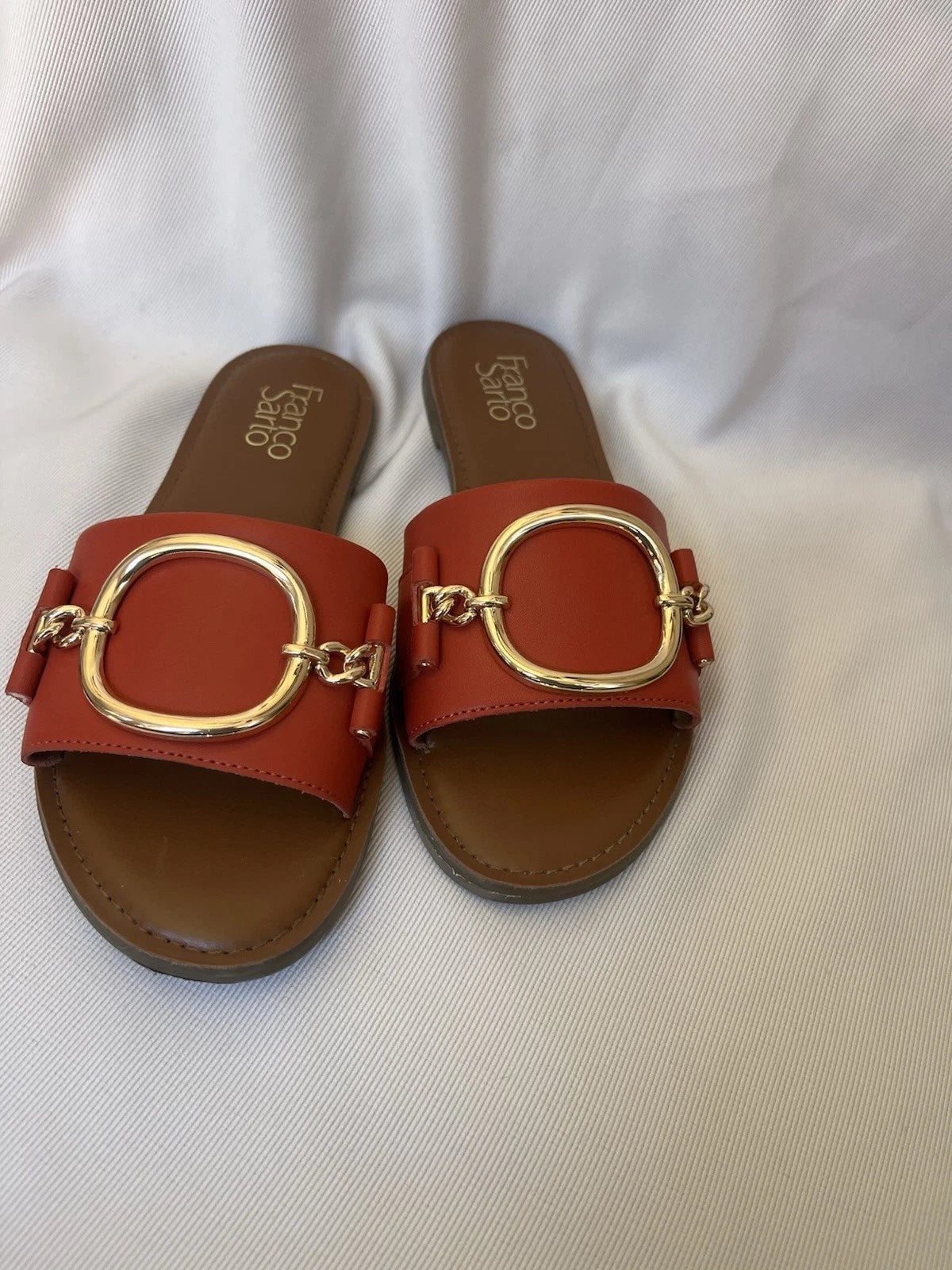 franco sarto sandals 7 womens  Pre-owner Color Orange