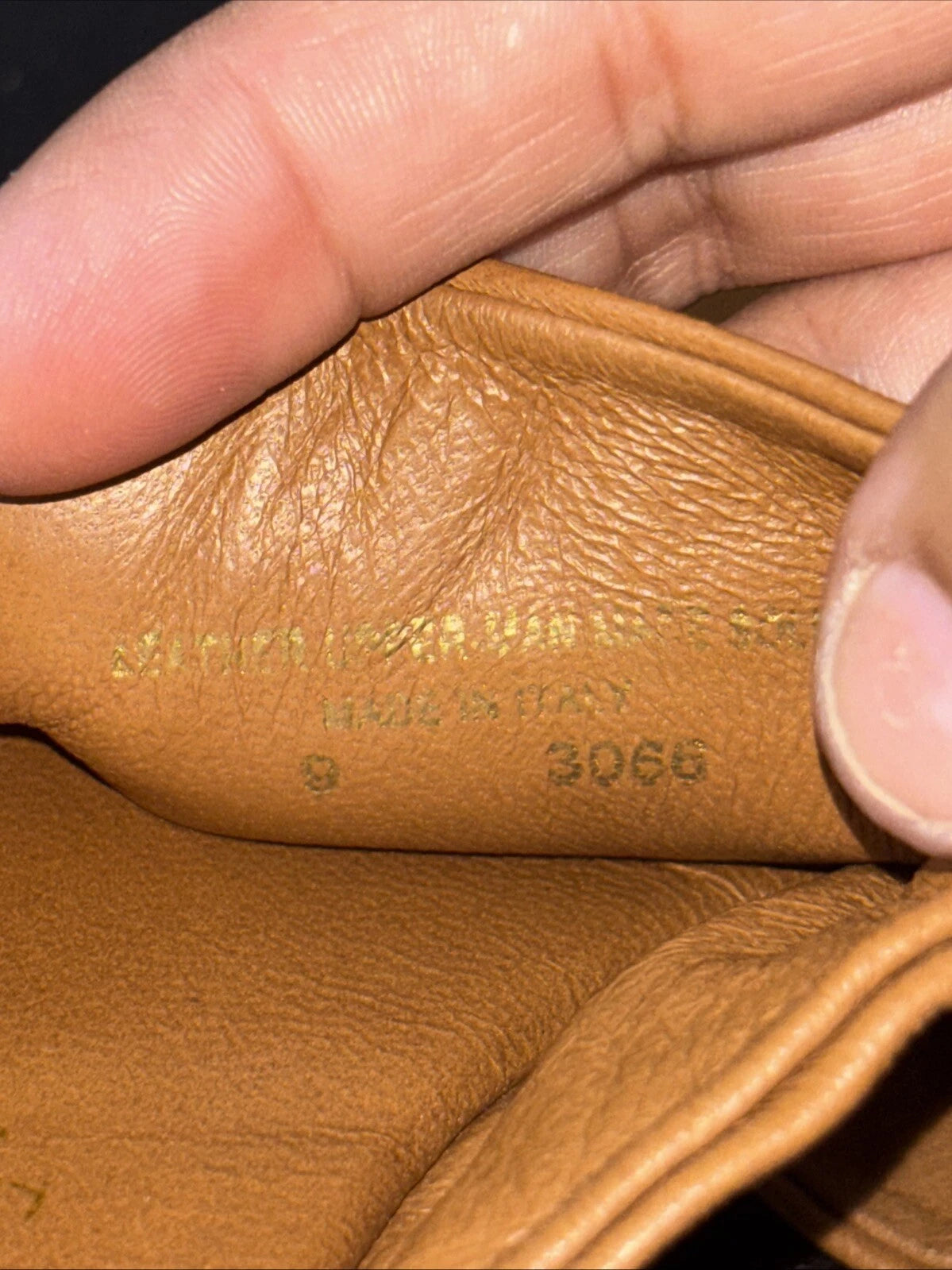 AVELLINI Womens Fairy Core Leather Sock Brown Slip on Sandals Style 3066 SZ 9