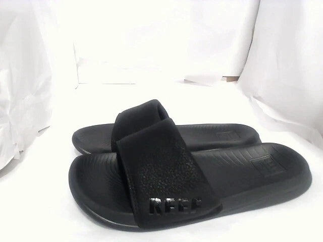 UsedLikeNew_Reef Women's Fashion casual Slide Sandal, Black, 9 B (M)_Black_Sz9