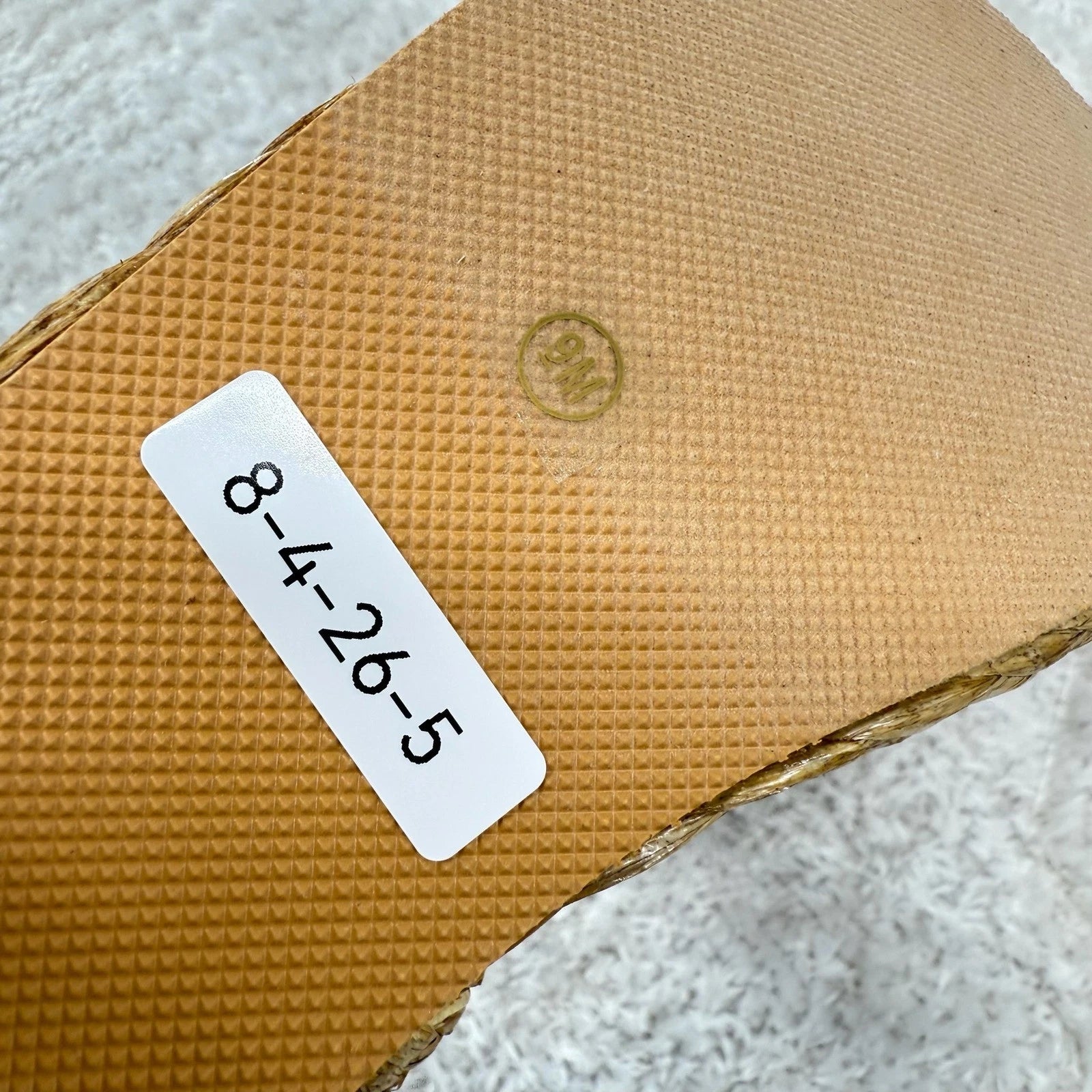 Beach By Matisse Platform Sandals Women's 9 Woven Raffia Espadrille Slides