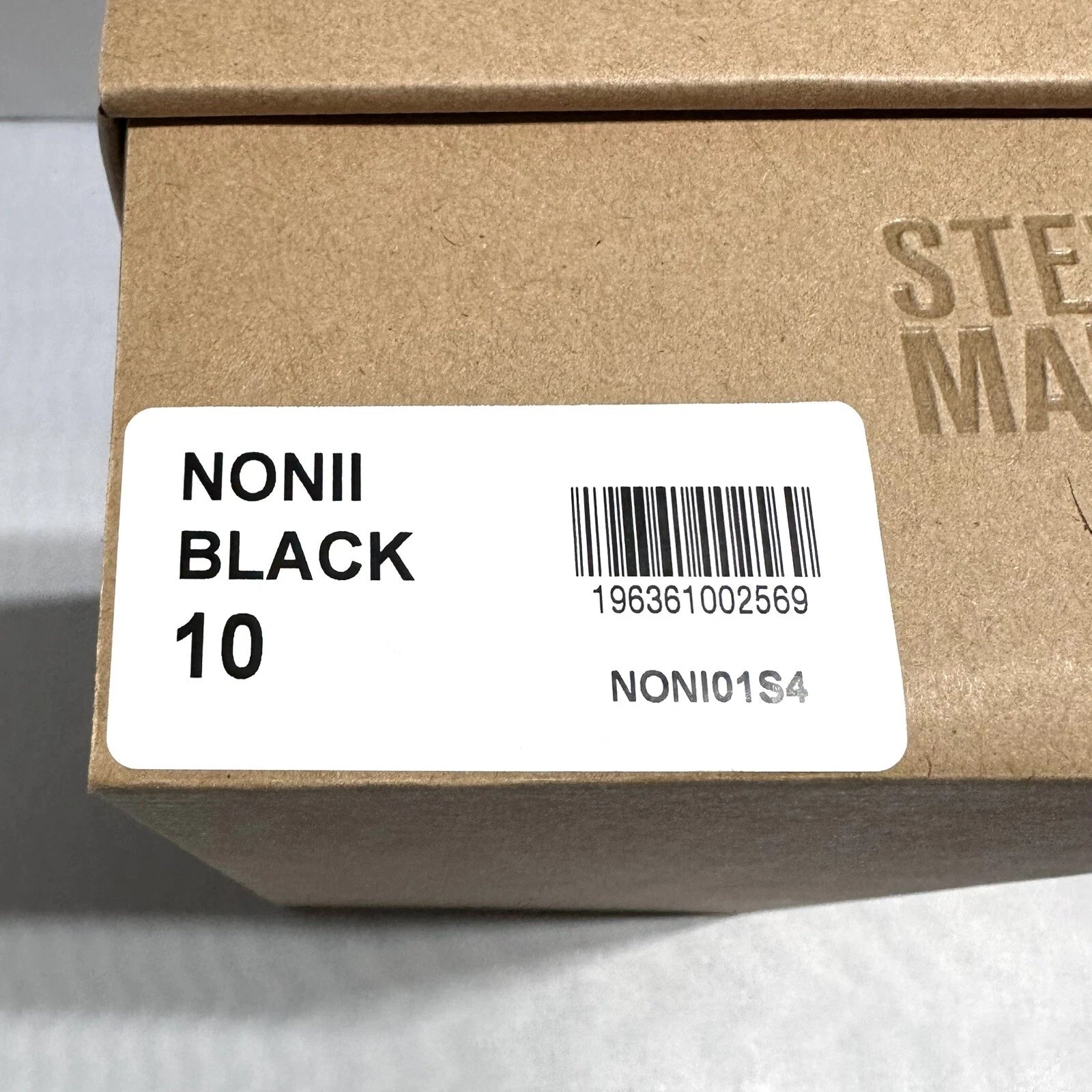 Steve Madden Nonii Womens Sz 10 Jelly Pearl Bling Rhinestone Slide Sandals Black