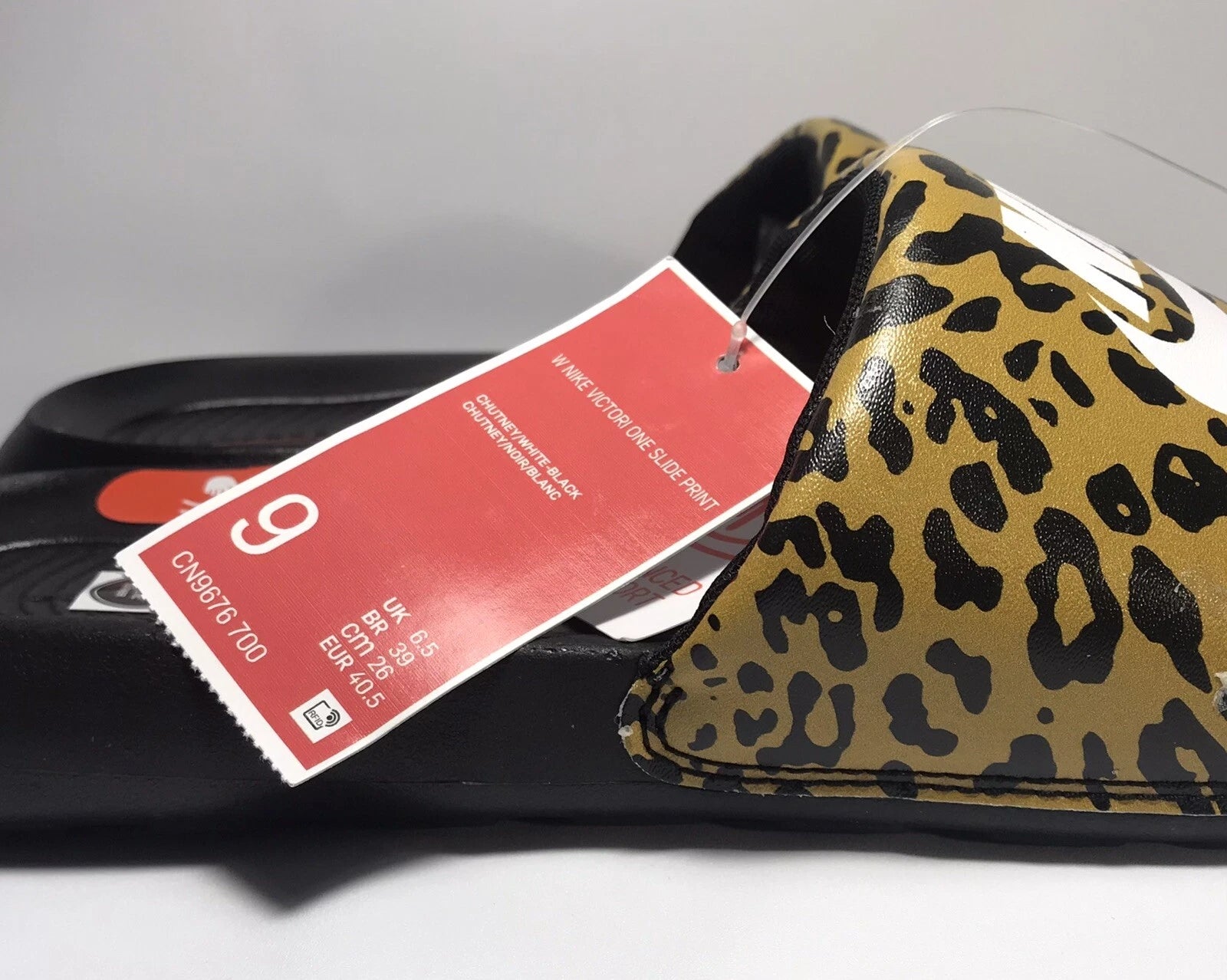 NIKE VICTORI ONE Women's Printed Slide Sz. 9 Chutney/Multicolor Style #CN9676700