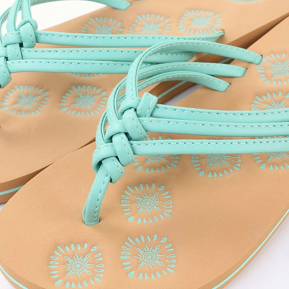 Summer Beach Swimming Pool Sandals Women Fashion Floral Indoor Non-Slip Slippers