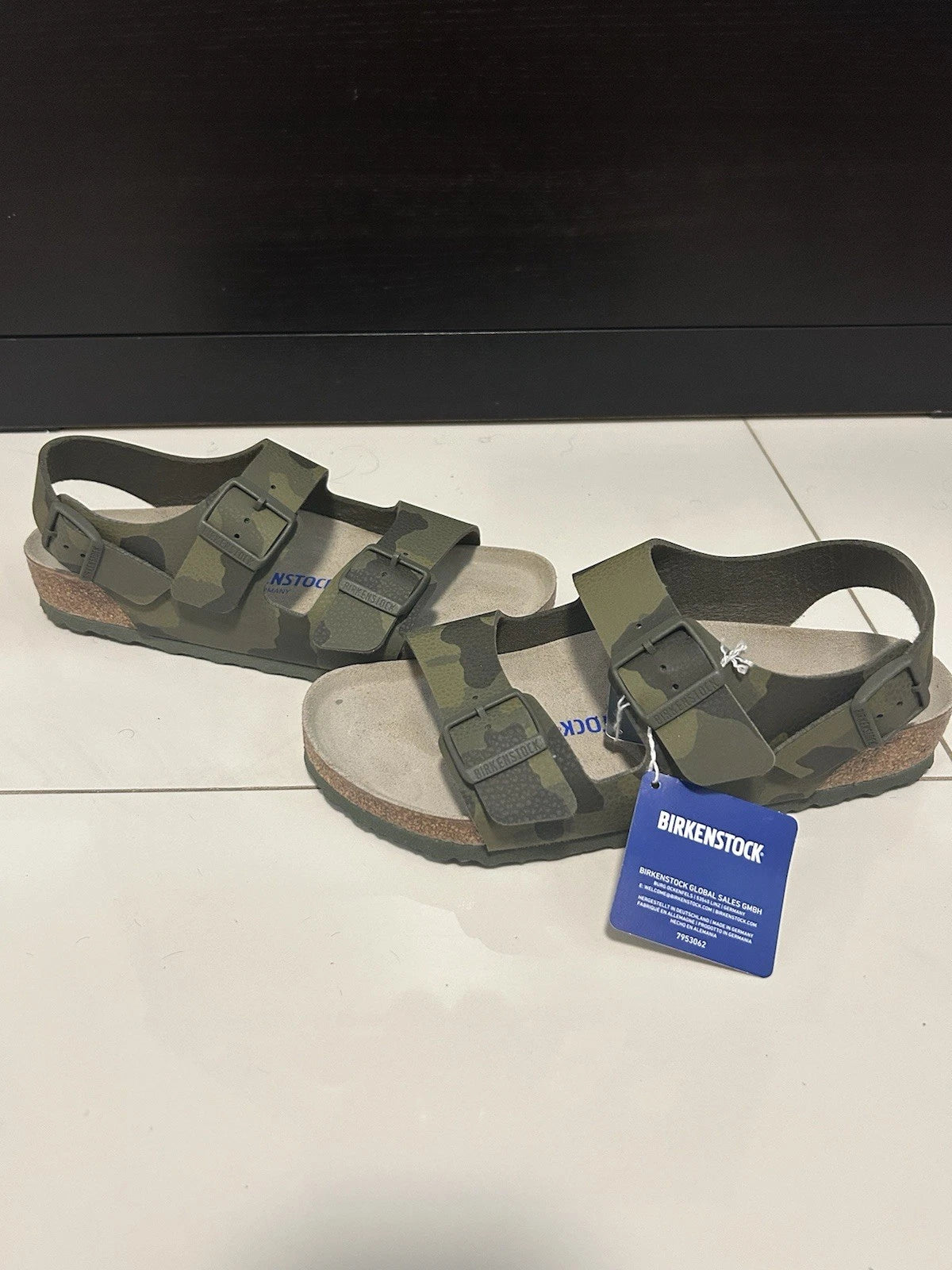 Birkenstock BS Arizona Birko-Flor Desert Soil Camo Green Sandal US M8/ W10