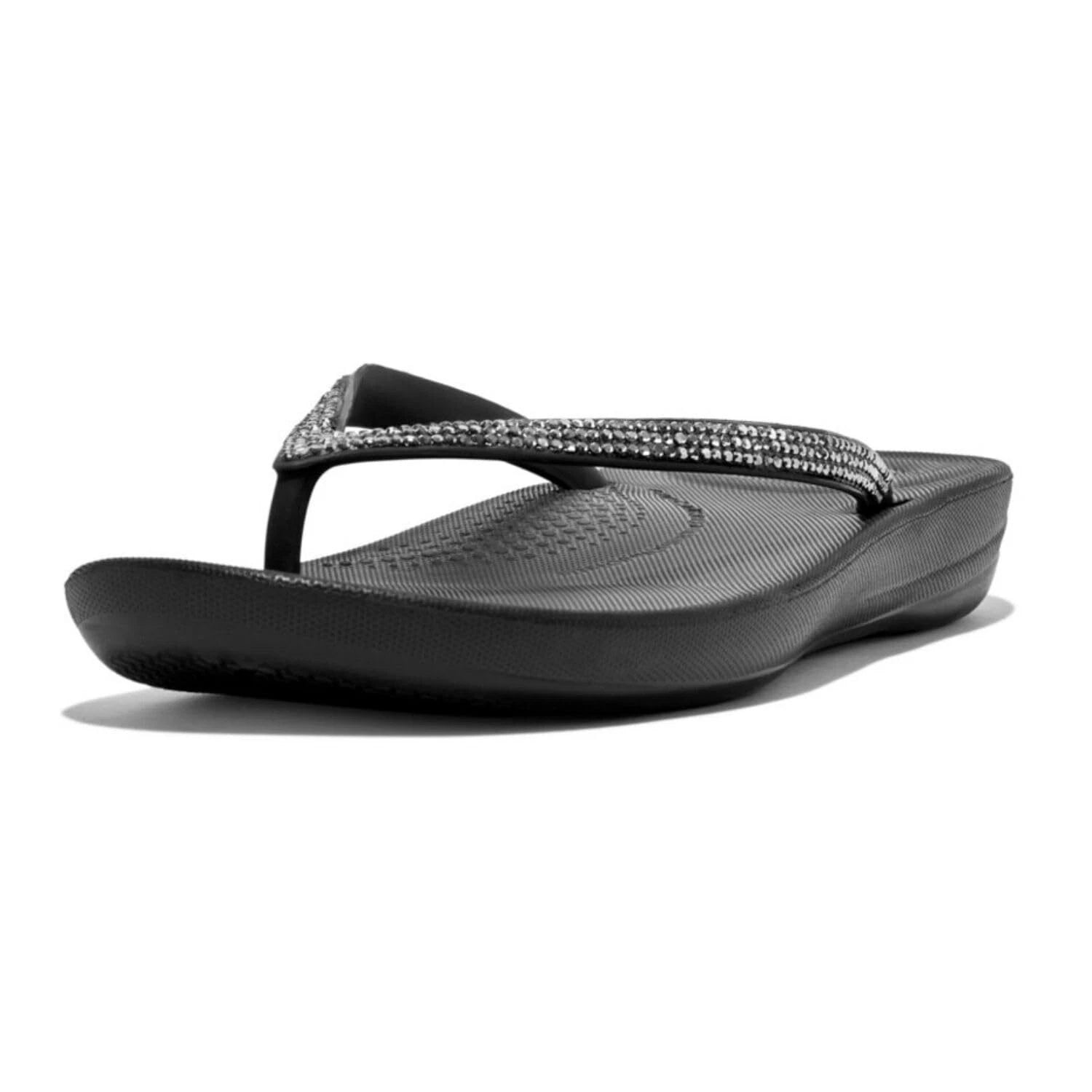 FitFlop Women's iQushion Sparkle Ergonomic Flip Flops