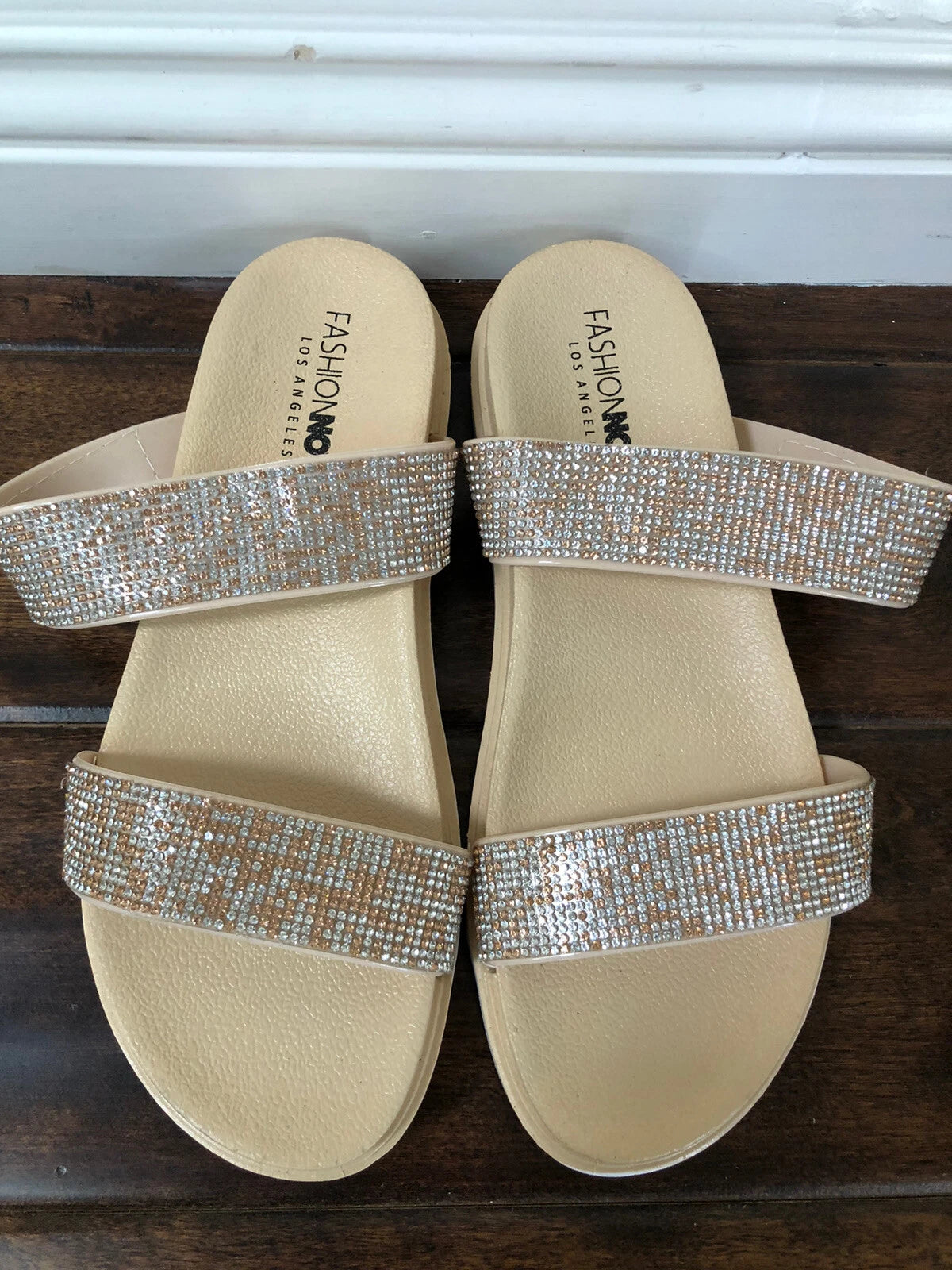 Fashionnova Womens Slide Mules Sandals US SIZE 8