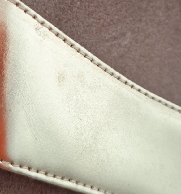 Naot Pixie Metallic Sandals Wedge Style Size 42 VGUC