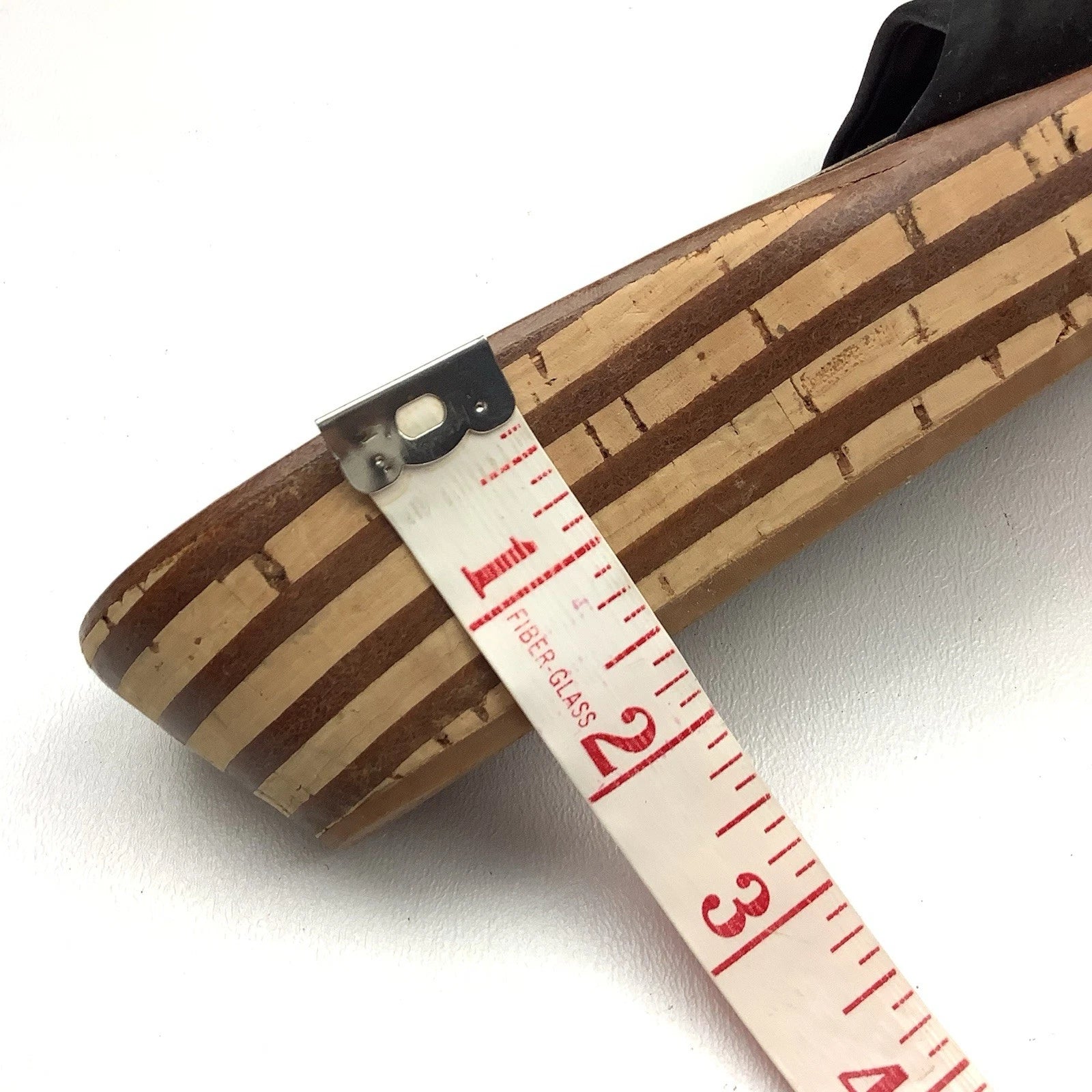 Salvatore Ferragamo Black Leather Slides Sandals Women Size 7 Wood Cork Wedge