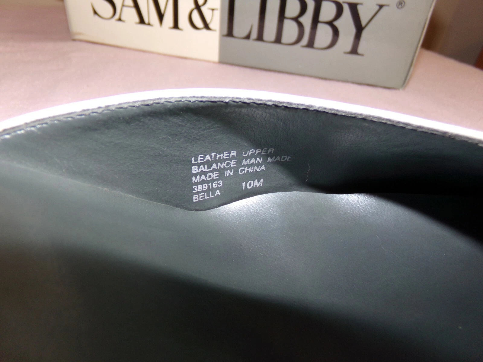 Ladies Slip on Heels, Mule Style, White, by Sam & Libby, Size 10