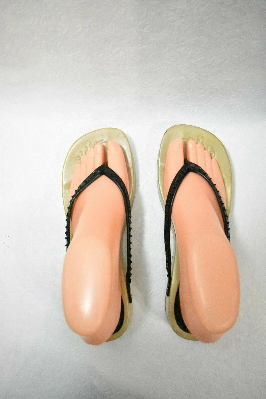 Fashion Boulevard Shoes Sandals Black Sequin Size 8 Women's