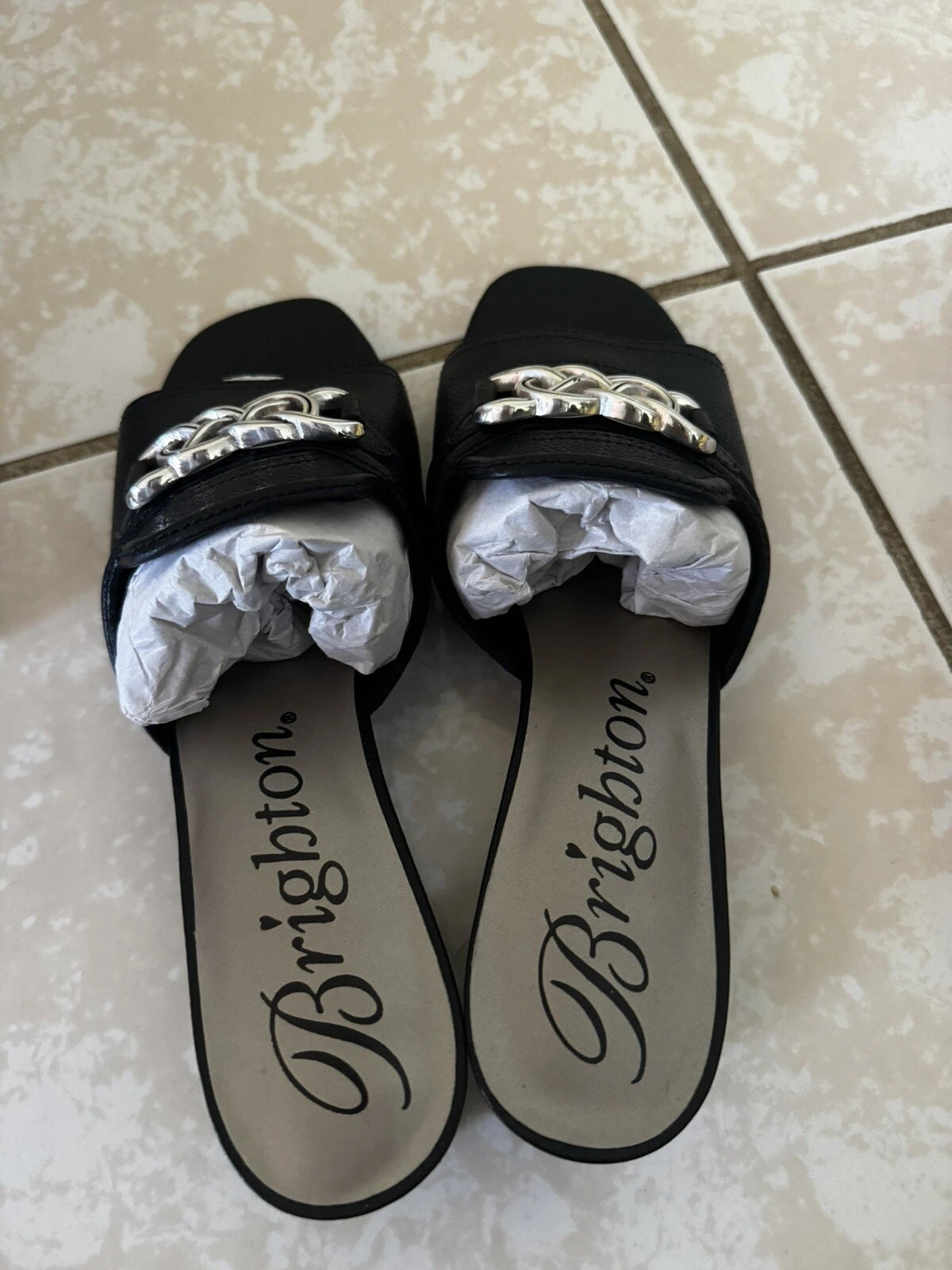 Brighton Interlock Kacey Sandals STYLE KACEY BLK2 Retail Price - $245