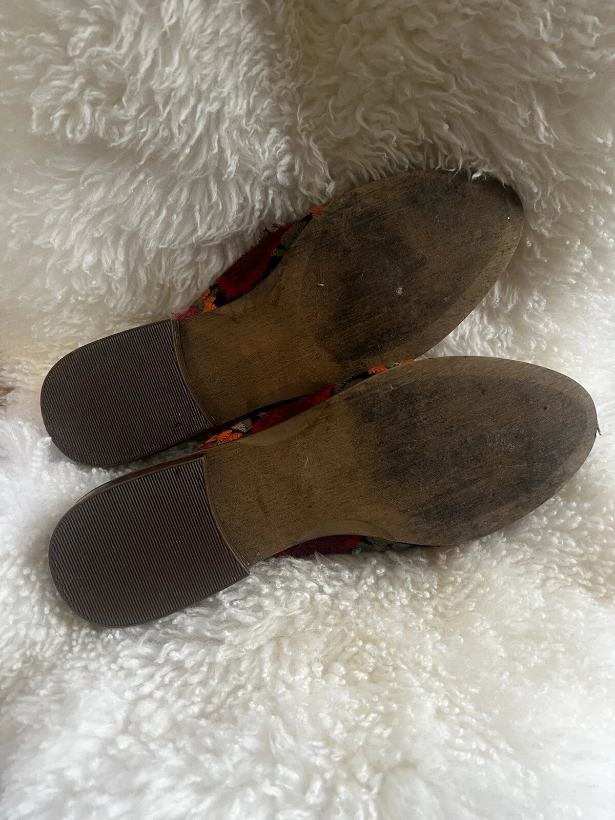 Indigo Rd. Hayze Mule Floral Embroidered Slip On Sandals Women’s Size 8.5