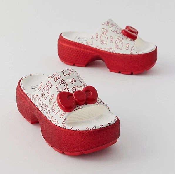 Crocs x Hello Kitty Stomp Slide White Red / Express / Fashion / Accessories