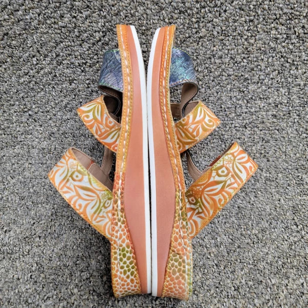 L'Artiste By Spring Step Women's Caiman Slide Sandal  EU 41 US 9.5-10